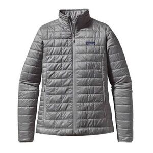 Patagonia Women's XL Nano Puff Quilted Insulated Jacket in Forge Grey